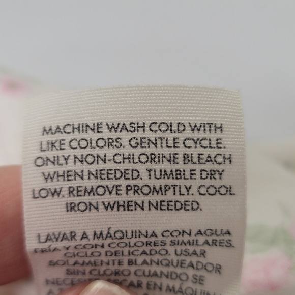 Babydoll Milkmaid Dress Size XS Coquette Dainty Floral Cottagecore Side Slit - Picture 7 of 12